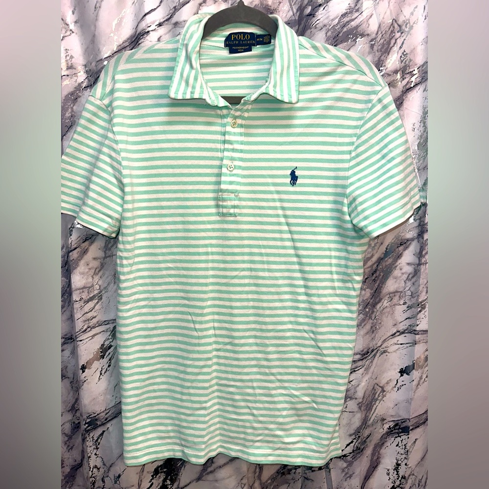Ralph Lauren Polo collard shirt Featherweight Mesh golf minimalist preppy style